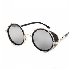 Chic Round Vintage Sunglasses with UV400 Protection