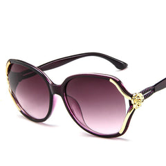 Chic Floral Women's Sunglasses - European and American Style