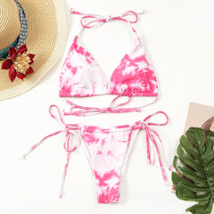 Floral Print Women’s Two-Piece Swimwear Set