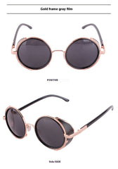 Chic Round Vintage Sunglasses with UV400 Protection