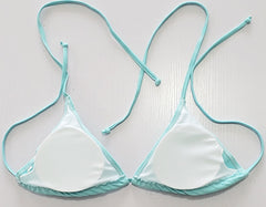 Chic Plus Size Solid Color Bikini Swimsuit