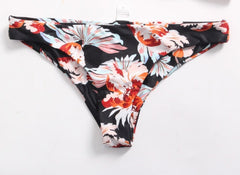 Stylish Floral Print Brazilian Bikini for Women – High-Quality Swimwear