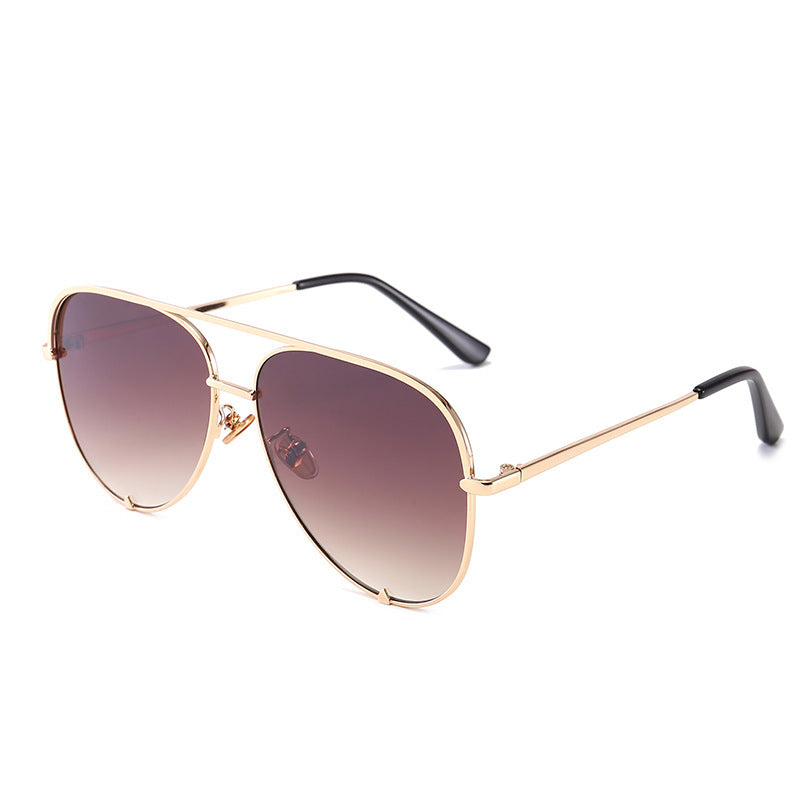 Chic UV400 Metal Sunglasses with AC Lenses
