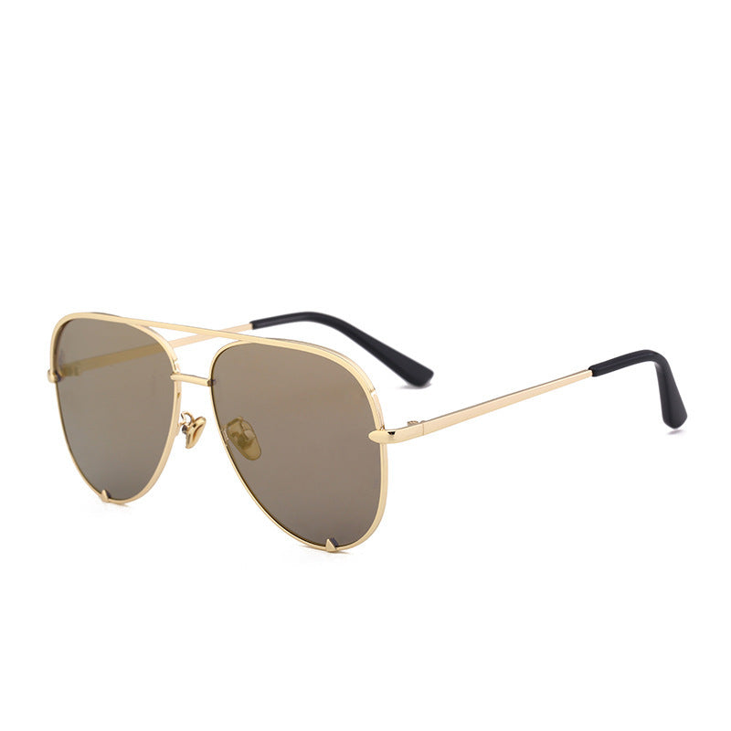 Chic UV400 Metal Sunglasses with AC Lenses