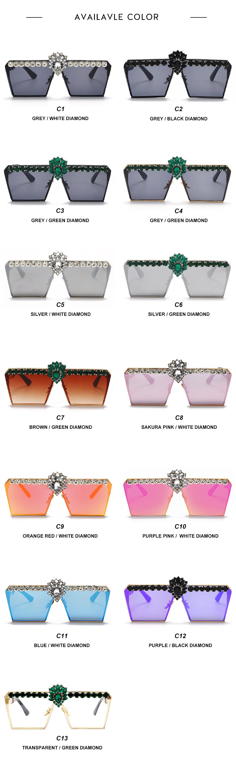 Chic Square Sunglasses for Women - Stylish Fashion Eyewear